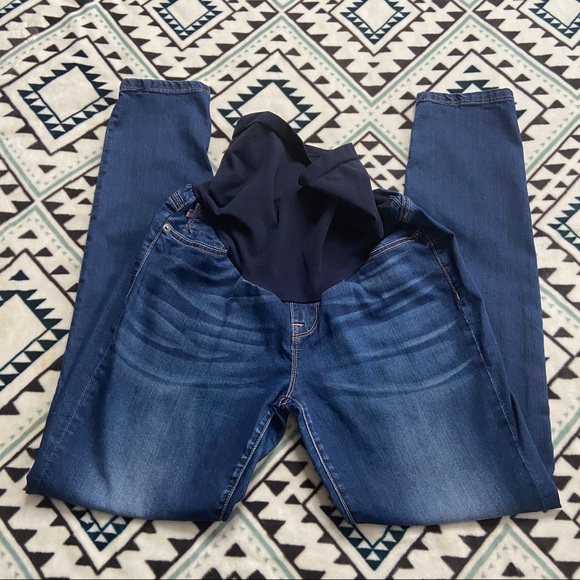 🌹Vigoss Womens Maternity Jeans 32 Blue Skinny